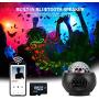 Upgrade Star Projector Night Light,Star Projector Ocean Wave Night Light Bluetooth Remote Control Projector with Music Speaker Sound Sensor 32 Lighting Modes, Star Projector for Kids Adults(Black)