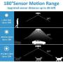 Samuyang LED Solar Security Lights Outdoor, IP65 Waterproof Dusk to Dawn Solar Motion Sensor Light,1500LM,6000K Daylight Black Flood Light with 3 Adjustable Head for Garage,Backyard, Pathway,Patio