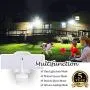 Dusk-to-Dawn Security Lights with Motion Sensor, 5000K Daylight White, ETL Certified, IP65 Outdoor, 110V 120V Dual-Head Rotatable LED Flood Light for Porch, Garage, Yard, Driveway, EMANER