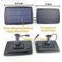 Beilf Large Capacity Ultra Bright 48ft Outdoor Solar String Lights, Waterproof, USB Charge,Heavy Duty Cable,17 Pcs Shatterproof LED Bulbs, 4 Modes,Solar Backyard Patio Lights for Patio,Garden,Porch