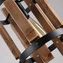 Wood Chandelier Rustic Chandeliers Farmhouse Round Pendant Chandelier 1 Light Small Chandelier