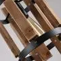 Wood Chandelier Rustic Chandeliers Farmhouse Round Pendant Chandelier 1 Light Small Chandelier