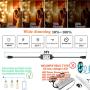 Newpow Outdoor Dimmer 360 Watts, IP67 Waterproof, 60Ft Remote Range, Timer Switch, Memory Function, Plug-in Dimmer Works with 120v Dimmable Outdoor String Lights LED and Incandescent Bulb - Black