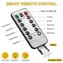 Led Fairy Lights Bedroom, 33 Feet Fairy Lights Plug in, 100 LEDs Remote Control Fairy Lights with 8 Scence ModesTiming Options USB Fairy Lights for Indoor Outdoor Decoration Warm White (White, 33ft)