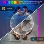 50ft LED Strip Lights,BITIANTEAM LED Lights Bluetooth Music Sync SMD 5050 Color Changing RGB Rope Lights APP Control 23-Key Remote Sensitive Built-in Mic LED Lights for Bedroom Home Party(3x16.6FT)