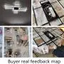 Modern LED Ceiling Lights Living Room Dining Room Ceiling Lighting Fixtures 3000-6500K Hanging Lamp Dimmable Remote Acrylic Rectangle Chandeliers Hotel Kitchen Bedroom Pendant Light,White/90cm/50w