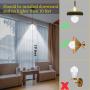 Motion Sensor Light Bulbs, Aukora 12W (100-Watt Equivalent) E26 Motion Activated Dusk to Dawn Security Light Bulb Outdoor/Indoor for Front Door Porch Garage Basement Hallway Closet(Cold White 2 Pack)