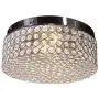 CO-Z Modern Crystal Ceiling Light Fixture, Flush Mount Ceiling Lights for Hallway Dining Bedroom Kitchen Bathroom, 120W Dimmable Close to Ceiling Lights with 12 Inch Round Crystal Shade