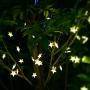 Viewpick Outdoor Solar Garden Star String Lights Solar Powered Twinkling Fairy Lights, 30ft 50 LED Christmas String Lights for Backyard, Patio, Gate, Tree, Birthday Party, Summer Decoration,Warm White