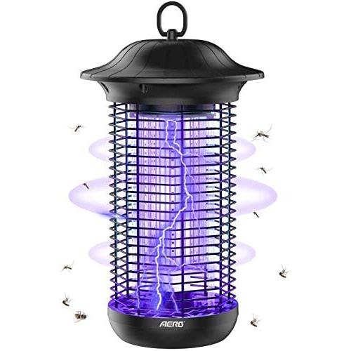 Aerb Bug Zapper 18W for Outdoor Indoor, 4000V Mosquito Zapper, Electric Mosquito Killer Lamp Quickly Kills Mosquitoes, Waterproof Fly Insects Trap for Backyard, Effective Protection Area of 80㎡…