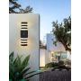 Modern Led Outdoor Wall Lights for House 3000K Warm White Light Outdoor Wall Sconce, Up/Down Porch Light Waterproof Outdoor Wall Lamps 12W 500LM, Black Exterior Light Fixtures (Light Source Include)