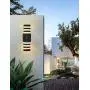 Modern Led Outdoor Wall Lights for House 3000K Warm White Light Outdoor Wall Sconce, Up/Down Porch Light Waterproof Outdoor Wall Lamps 12W 500LM, Black Exterior Light Fixtures (Light Source Include)