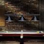 Wellmet 3 Light Pool Table Light, Vintage Retro Kitchen Island Pendant Light with Matte Black Shade, Modern Industrial Chandelier