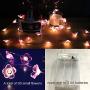 Flower String Lights for Girls Kids Bedroom Decorations - Pink Cherry Blossom 30 LED Decorative Fairy Night Light - Waterproof Indoor Outdoor Wedding Birthday Party Wall Decor Battery Operated 10FT