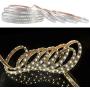 LED Rope Lights Outdoor SURNIE Warm White 50ft Waterproof Flexible, Strip Lights Kit Connectable, Cuttable, 110V 3000K Indoor UL Certified Decorative Lighting Location Garden Stairs Balcony Party…