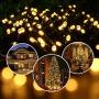 Garden Solar String Lights, 164 Ft 500 LED 8 Modes Solar Powered Fairy String Lights for Outdoor Indoor Fairy Lights Christmas Tree, Wedding, Patio, Garden Decoration, Warm White (Warm White)