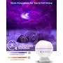 Star Projector Night Light, Galaxy Projector Lights for Bedroom Ceiling Kids Adults Party,Led Nebula Cloud/Moving Ocean Wave/Moon Starlight Projector with Remote/Voice Control,Gift for Baby Christmas