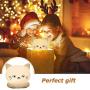 Cat Night Light, Babies Night Lights, Night Light for Kids, Silicone Night-Light, LEDs Lights, 9 Colors Lamp Rechargeable Remote for Toddlers/Boys/Girls/Adults/Bedroom/Bathroom/Outdoor/Camping