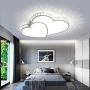 Gdrasuya10 Heart Shape Crystal Ceiling Light Fixture Chandelier 110 24W Modern Ceiling Lamp for Living Room Bedroom Restaurant - Cool White Light