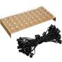 Amazon Basics Patio String Light, 50 Feet, Black