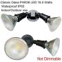 Glass Reflector PAR38 LED Flood Light Bulb,5000K Daylight ,Waterproof,4-Pack,E26 18W LED PAR38=70W-120W Halogen,Outdoor/Indoor Use,Non-dimmable,120 Volts