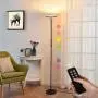 Albrillo Floor lamp - Dimmable LED Floor lamp with RGB and 3 Color Change Modes, Remote Control, 3000K-5000K, 20W/2000lm Super Bright LED Torchiere, Modern Standing Lamps for Bedroom, Office, Black Albrillo Floor lamp - Dimmable LED Floor lamp with RGB and 3 Color Change Modes, Remote Control, 3000K-5000K, 20W/2000lm Super Bright LED Torchiere, Modern Standing Lamps for Bedroom, Office, Black