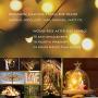 BINZET Fairy Lights Battery Operated - 33Ft 100LED Sliver Wire String Lights Waterproof 8 Modes LED Lighting String with Remote Control for Christmas Wedding Party Home DIY Decor, Warm White 2 Pack