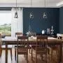KSANA Pendant Lighting for Kitchen Island, Modern Trapezoid Light Fixture with Adjustable Frame for Dining Room, Foyer, Bedroom and Kitchen
