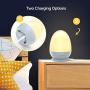 VAVA Home VA-CL006 Rechargeable Night Lights for Kids with Stable Charging Pad, Bedside Lamp for Breastfeeding, Waterproof Emergency Light For Indoor & Outdoor, Blue