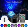Nebula Projector for Bedroom Adult, Led Galaxy Lamp Cloud Moon Real Star Wave Ocean Space Water Sensory Lights Autism, Bluetooth Starlight Sky Lite Toddler Room Kids Night Light Christma Gift - Remote