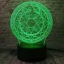 Lamps for Living Room 3D Anime Japanese Cardcaptor Card Captor Sakura Magic Circle Array 7/16 Color Change Night Light Table Lamp Kids Holiday Christmas Toy Kids Night Light SGFG
