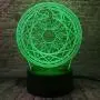 Lamps for Living Room 3D Anime Japanese Cardcaptor Card Captor Sakura Magic Circle Array 7/16 Color Change Night Light Table Lamp Kids Holiday Christmas Toy Kids Night Light SGFG