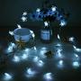 Decorman Sea Turtle Decorative String Lights, 14ft 40 LED 8 Modes Cool White Weatherproof Battery Operated Ocean Theme Lights for Bedrooms Parties Weddings Gardens with Remote and Timer