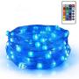 SUNNEST Fairy Lights Battery Operated, 16 Color Changing Twinkle Lights String Lights Led Fairy Lights or Bedroom Wedding Party Patio Christmas, 16.4Ft 50LEDs - 1PACK
