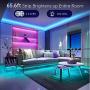 Govee 65.6 Feet RGB Led Light Strip, App Control, Music Mode for Room, Kitchen, Ceiling, Party