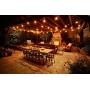 String Lights, Lampat 25Ft G40 Globe String Lights with Bulbs-UL Listd for Indoor/Outdoor Commercial Decor