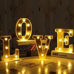 Light Up Letters,Neon Number Sign Wall Decorative Neon Lights Warm White Letter Lights Night Lamp for House Bar Pub Hotel Kids Room, Living Room, Birthday Wedding Party Decor (Love) …