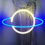 iceagle Planet Light Neon Signs Neon Lights for Wall Decor,USB or Battery LED Signs for Bedroom, Decorative Neon Light Sign for Christmas,Birthday Party, Living Room, Girls,Kids Room