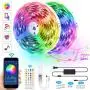Alexa LED Strip Lights 65.6ft, LUMAND Smart WiFi RGB Light Strips with App and Remote Control,Music Sync Color Changing Light Kit for Bedroom Home Party Decoration
