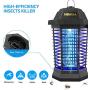 HEMIUA Bug Zapper for Outdoor and Indoor, Electronic Mosquito Zapper for Home, Garden
