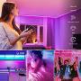 Onforu 66ft LED Strip Lights, RGB Dimmable LED Light Strip, LED Lights for Bedroom, Color Changing Room Light with Remote, 24V Colored LED Tape Light, 5050 RGB Rope Light for Party, TV Backlight, Bar