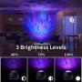 Star Galaxy Light Projector with Bluetooth Speaker, Ocean Wave Projector Night Light Built-in Music Player, Sleep Timer & Remote Control,8 Starlight Light Projector Modes for Bedroom Party Decoration