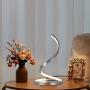KARMIQI Dimmable LED Table Lamp for Bedroom, 7W Touch Control Table Lamp, Modern Spiral Bedside Nightstand Lamp for Living Room