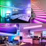 LED Strip Lights, HitLights 32.8ft RGB LED Light Strips Kit 5050 LED Tape Light, Color Changing LED Strip Lights with Wireless Remote and 12V UL Adapter for TV Gaming Room Bedroom Home Tiktok