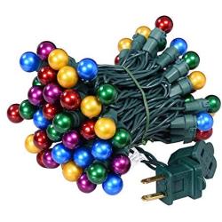 Lycklig Globe String Lights, LED Christmas String Lights Outdoor Fairy Lights 19Ft 70LEDs Multicolor Lights Bulbs Plug in Led String Lights for Indoor Party Garden Wedding Decoration UL Certified