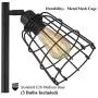 Modern Floor Lamp for Living Room Bright Lighting Tall Stand Up Lamp Farmhouse Rustic Industrial Black Tree Floor Lamps for Bedrooms, Office with Reading Light Standing Lamp