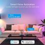Starstrips LED Strip Lights16.4ft WiFi 5050 with Smart RF Remote Music Sync Phone App Control Work with Alexa Google Home Waterproof IP 65 Rope Lights for Bedroom Kitchen Party Decoration (ST004B)