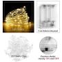 Photo Clip String Light - 33Ft 100LED Fairy Lights with Clips for Pictures, Photo Lights with 50 Clear Clips for Dorm Bedroom Wall/Wedding Décor