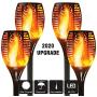 Innoo Tech Solar Torch Lights, 96 Led Waterproof Flickering Flames Torches Lights Outdoor, 3 Ways Installation Landscape Decoration Lighting, 4 Pack