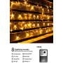 EAMBRITE Christmas String Lights Indoor Outdoor Upgraded Super Bright Christmas Lights with 8 Modes 66FT 200 LED Waterproof Flashing Fairy Lights for Christmas Tree Garden Patio Bedroom (Warm White)